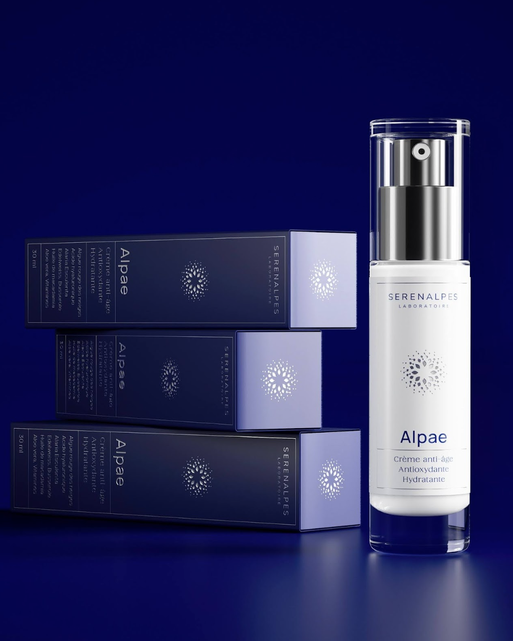 Custom Luxury Cosmetic Packaging Silver Foil Box