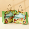 Customizable Creative Paper Shopping Bag with Comfortable Hand Length Handle