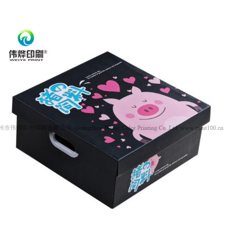 Gift Packaging Cartoon Pig Lid and Bottom Box