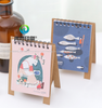 Kraft Paper Mini Cartoon Table Calendar