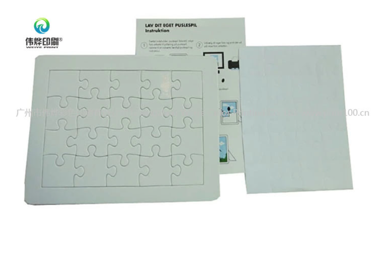 Custom Cardboard Puzzle for Kid's