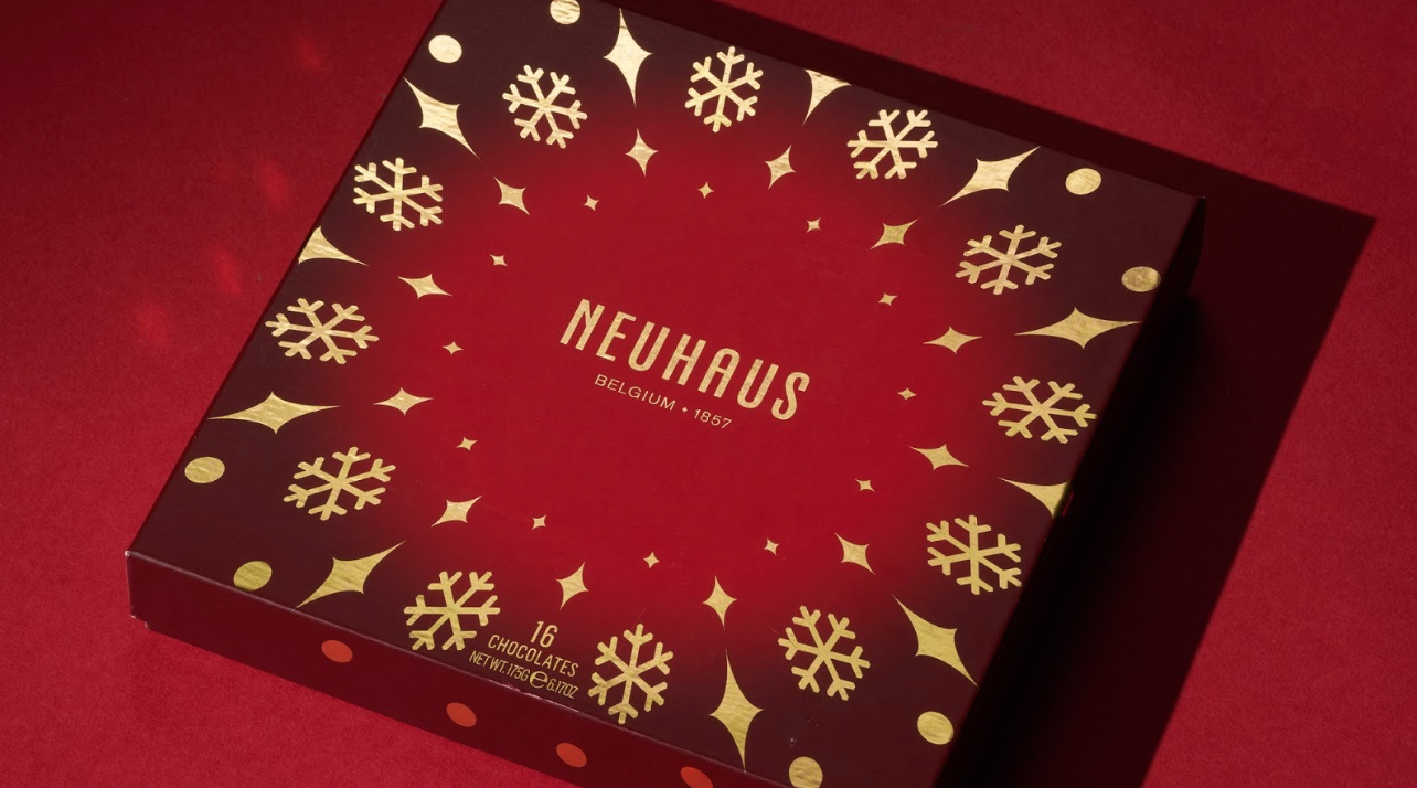 Christmas Style Lid and Bottom Box for Chocolate