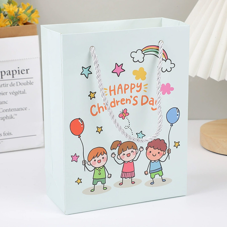 Eco-Friendly Jewelry Printing Kraft Paper Bags for Retail