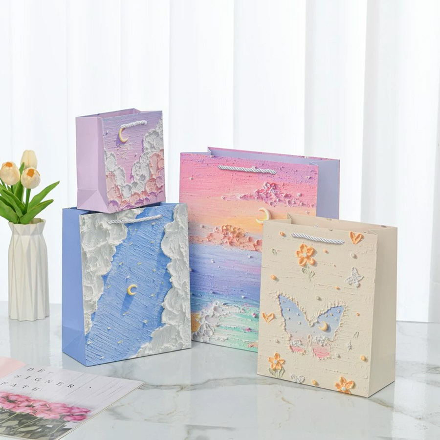 Eco-Friendly Cosmetic Gift Bags with Stunning Print Designs