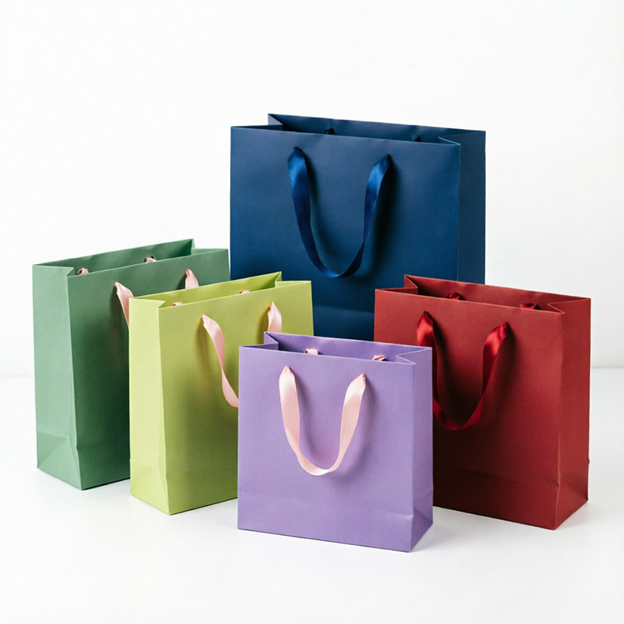 Eco-Friendly Custom Recycled Paper Handbags for Sustainable Shopping