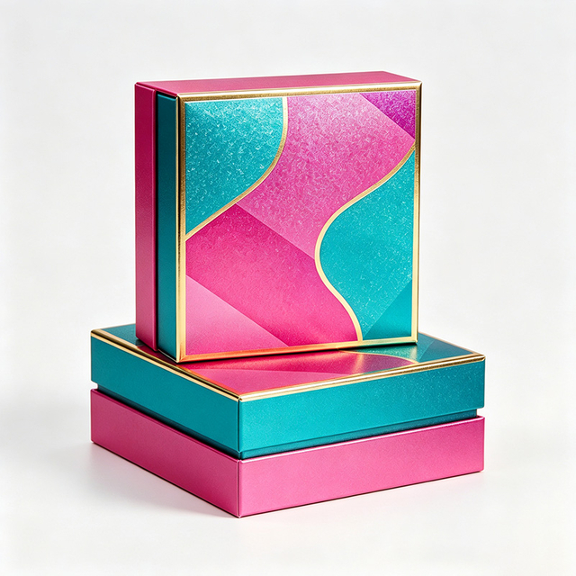 Stylish Jewelry and Cosmetic Box with Elegant Ribbon Design