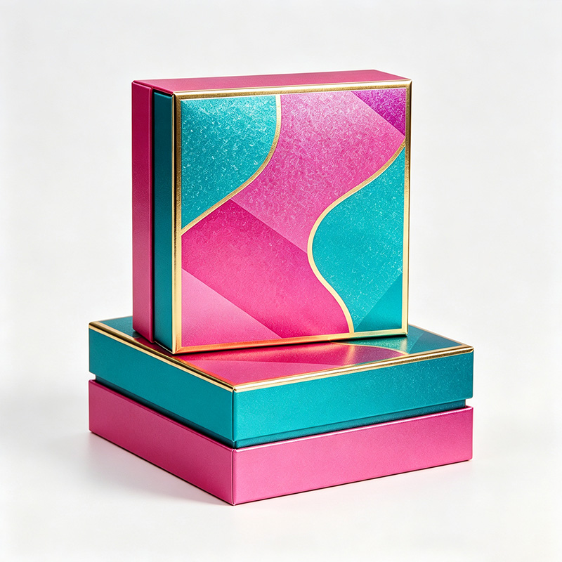 Stylish Jewelry and Cosmetic Box with Elegant Ribbon Design