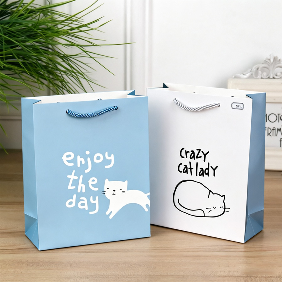 Customizable Creative Paper Bags for Art and Shopping Needs