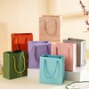 Elegant Custom Hot Stamped Paper Bags for Cosmetics and Gifts