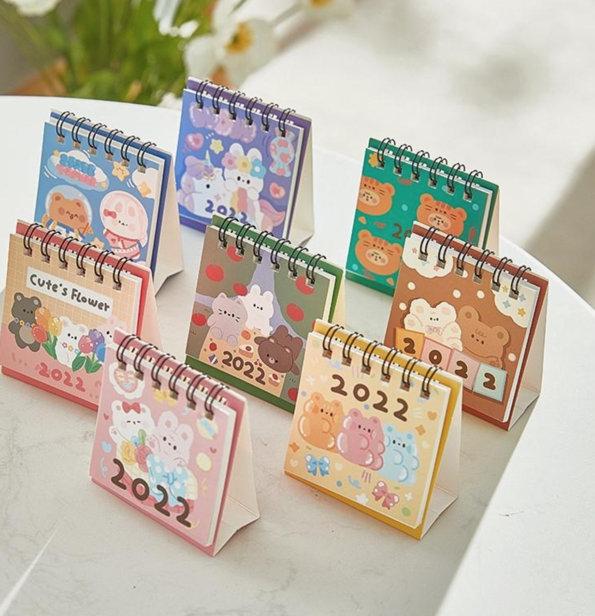 Mini Cartoon Animal Table Calendar