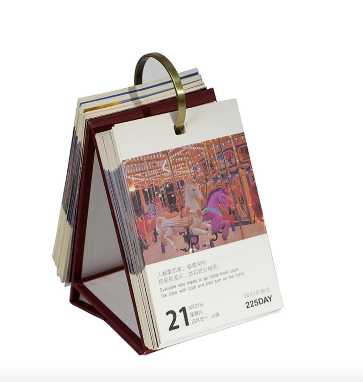 Luxury Classical Table Calendar