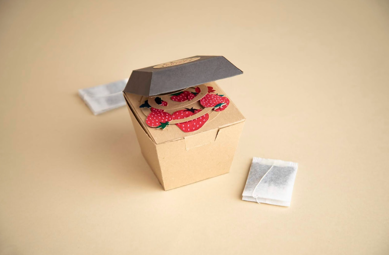 Organ Shape Folding Paper Box for Tea Pack Packaging