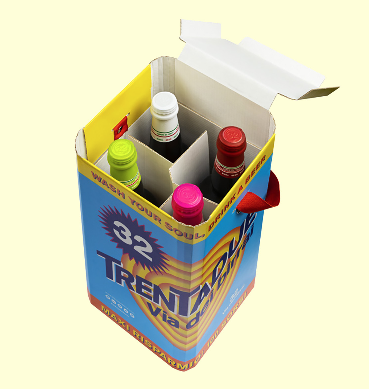 Hard Paper Bottle Packaging Box
