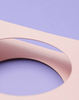 Round Hole Pink Paper Gift Bag