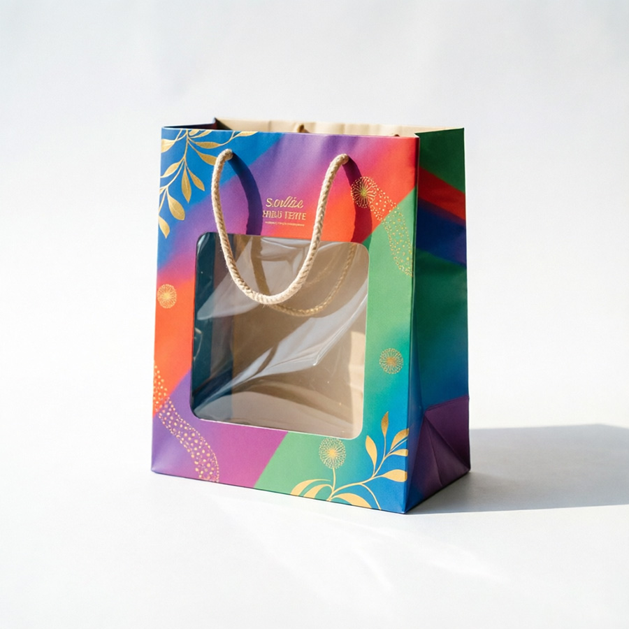 Custom Printed Handbag Packaging Bags for Retail Distribution