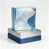 .Luxury Cosmetic Paper Gift Box with Ribbon for Jewelry