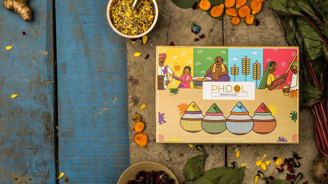 Pigment Packaging Lid and Bottom Kraft Paper Box