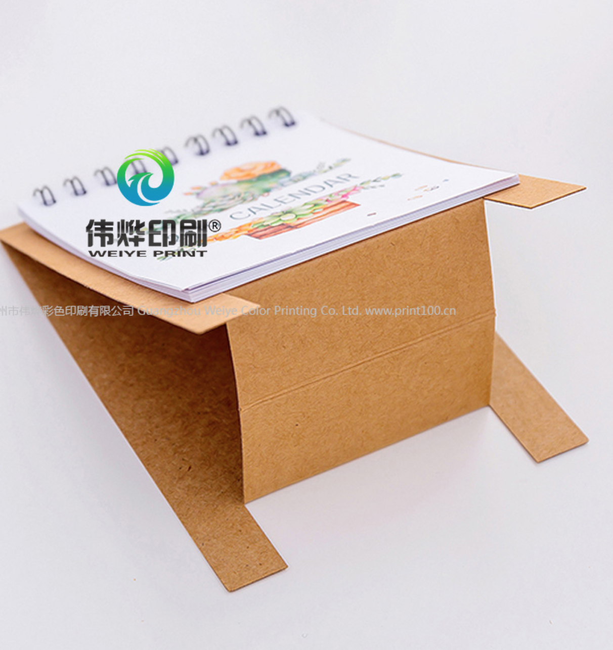 Kraft Paper Mini Cartoon Table Calendar