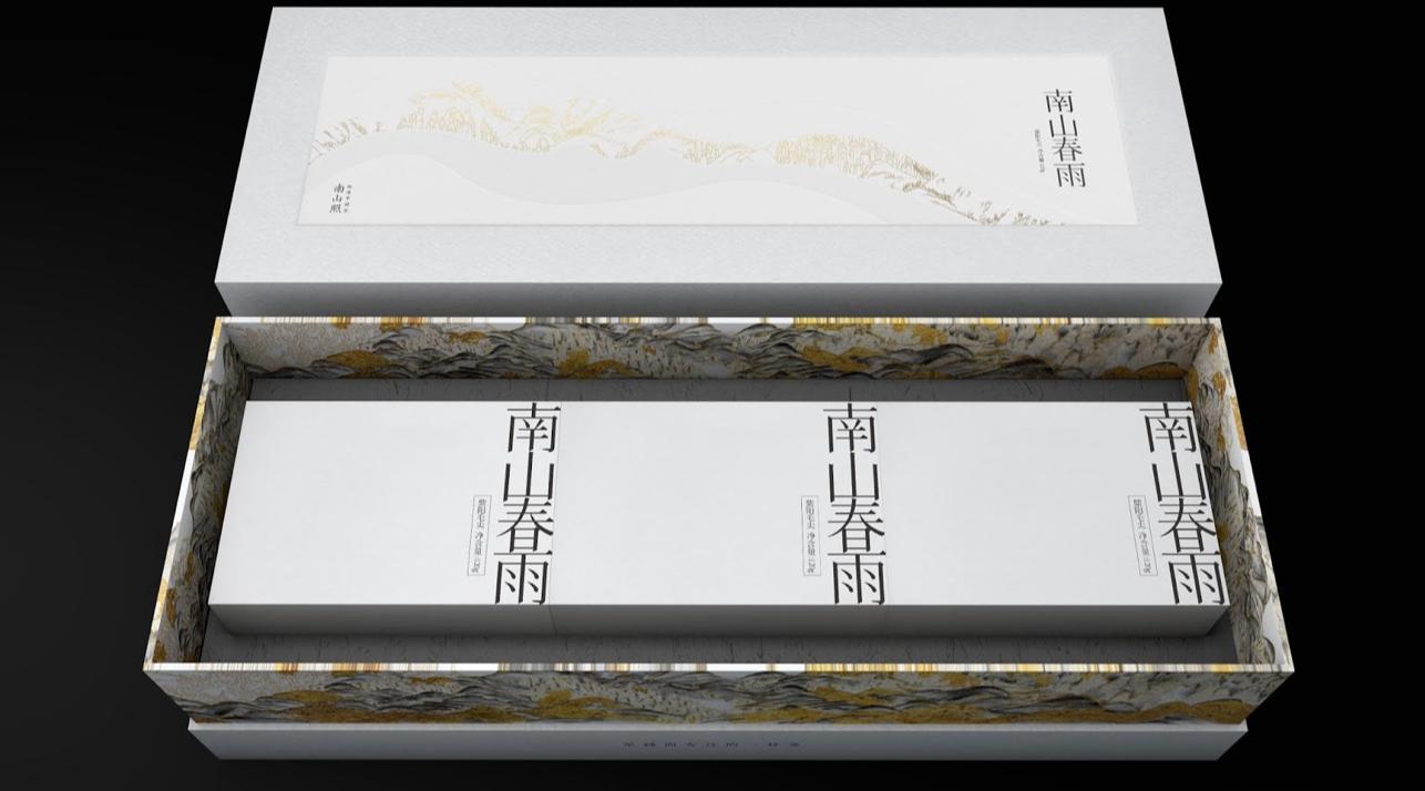 Hard Paper Lid and Bottom Box and Paper Bag Set 