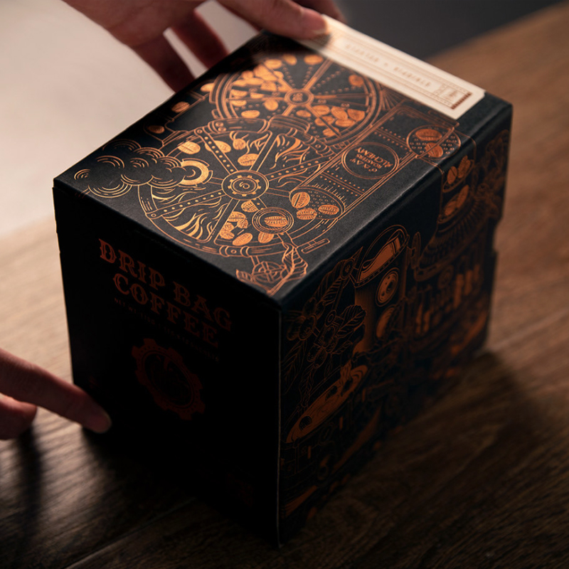 Luxury Hot Stamping Lid and Bottom Box