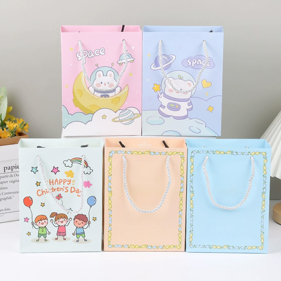 Eco-Friendly Jewelry Printing Kraft Paper Bags for Retail