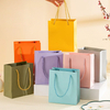 Elegant Custom Hot Stamped Paper Bags for Cosmetics and Gifts